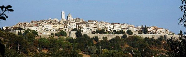 Panoramic view of Vallauris, Côte d'Azur