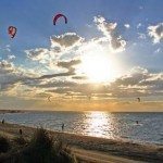 Kitesurfing in Beauduc