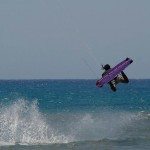 Kitesurfing in Le Boucanet
