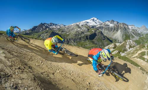 Mountain biking in Tignes in the Tarentaise Valley