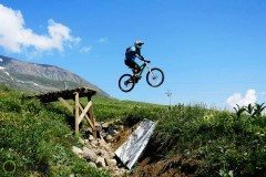 Alpe d'Huez Mountain Biking Gap Jump