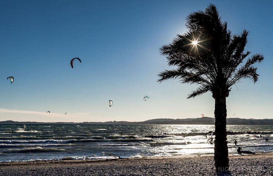 Saint-Laurent-du-Var Kitesurfing - in an easterly