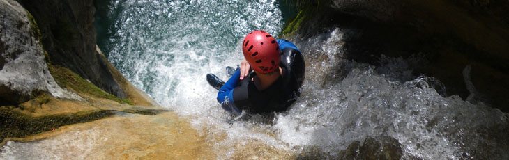 Canyoning in the South of France Canyoning in the South of France