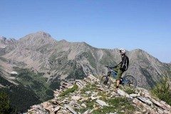 Mountain biking in Les Orres - Enjoy the view