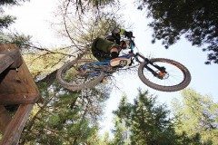 Mountain biking in Les Orres - Getting Air