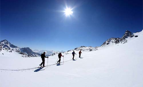Ski Touring in the French Alps