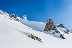 Powder Ledge in Les Arcs