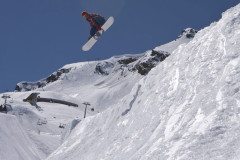 Freeride Snowboarding in Méribel