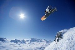 Val d'Isere Freeride Snowboarding