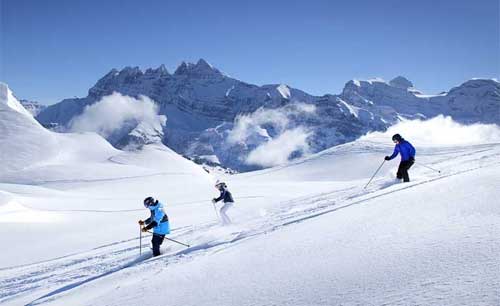 Skiing in Avoriaz