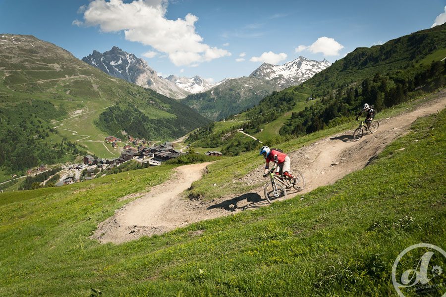 Mountain biking in Méribel