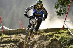 Sam Hill winning the Méribel round of the 2014 UCI Mountain Bike World Cup