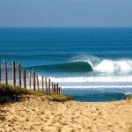 Entrance to the beach at Graviere, Hossegor
