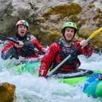 Tandem Kayaking in the Verdon Grand Canyon