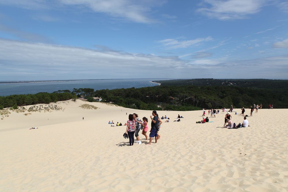 View from the top of the Dune du Pilat