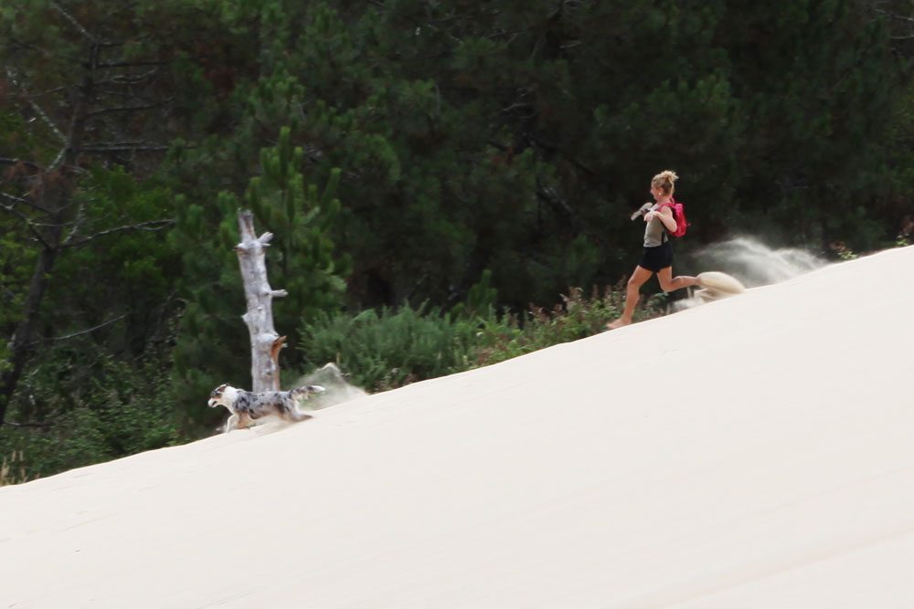 Running down the Dune du Pilat