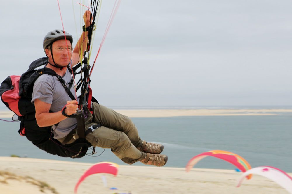 Paragliding on the Dune du Pilat