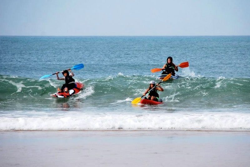 Waveski Surfing in Lacanau