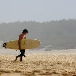 Surfing in Moliets Plage