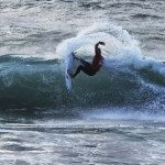 Mick Fanning surfing in Le Penon, Seignosse, France