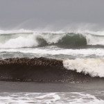 Angry waves in Vieux-Boucau