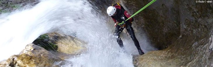 Canyoning in the French Alps