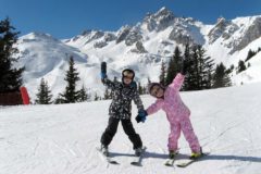 Kids ski lessons in La Tania with Ski Progression