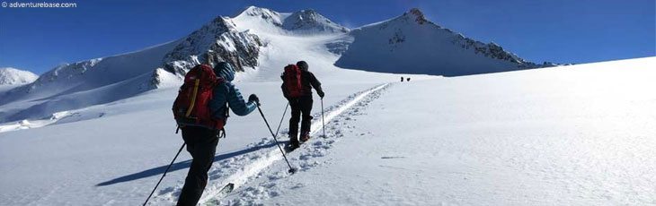 Ski Touring in the French Alps - banner