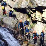 Canyoning in the Barberine Canyon near Chamonix