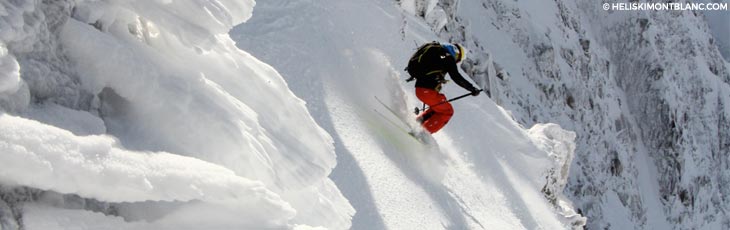 Extreme Steep Skiing in the French Alps - banner