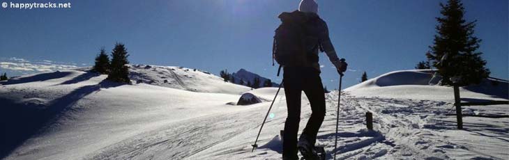 Snowshoeing in France