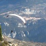 Paragliding in Gourdon in the Alpes Maritimes, France