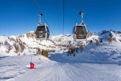 Cable Cars in the Isola 2000 ski resort