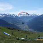 Paragliding in Bourg-Saint-Maurice in Savoie, France