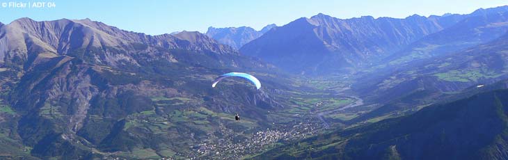 Paragliding in the South of France