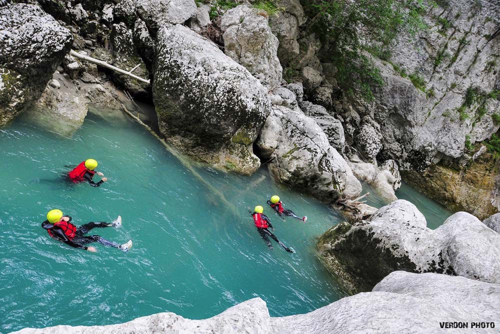Aqua Trekking in the Verdon Grand Canyon with Raft Session