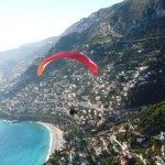 Paragliding in Roquebrune-Cap-Martin, France