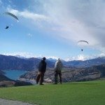 Paragliding in Saint-Vincent-les-Forts in the Alpes de Haute-Provence, France