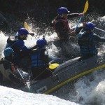 Rafting down the Ubaye Gorge (Les Ex)