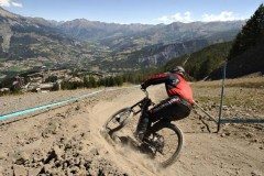 You'll notice that locals can shred a dusty berm in the Ubaye Valley