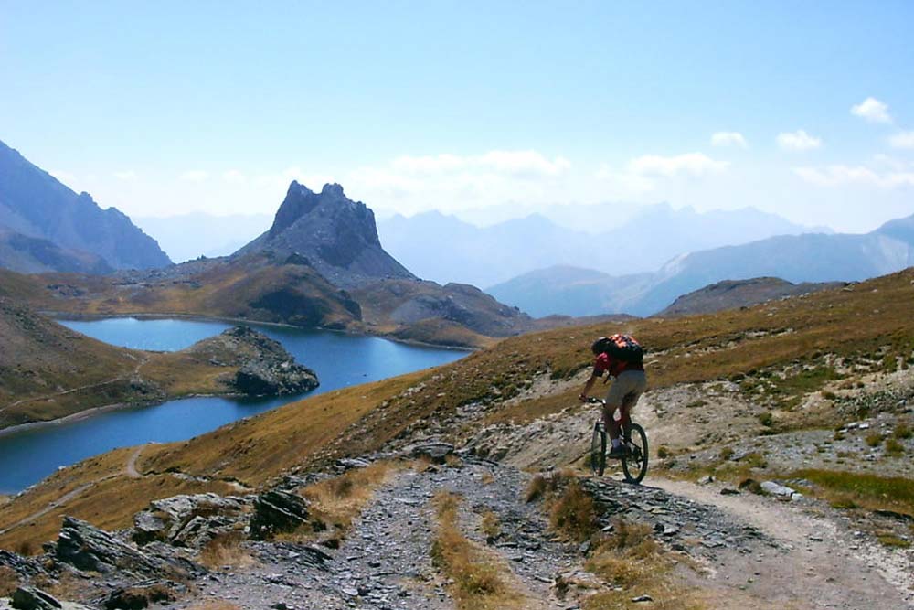 Epic backcountry mountain biking in the Ubaye Valley