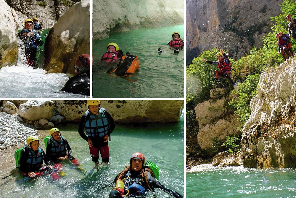 Aqua Trekking in the Gorges du Verdon with Yéti Rafting