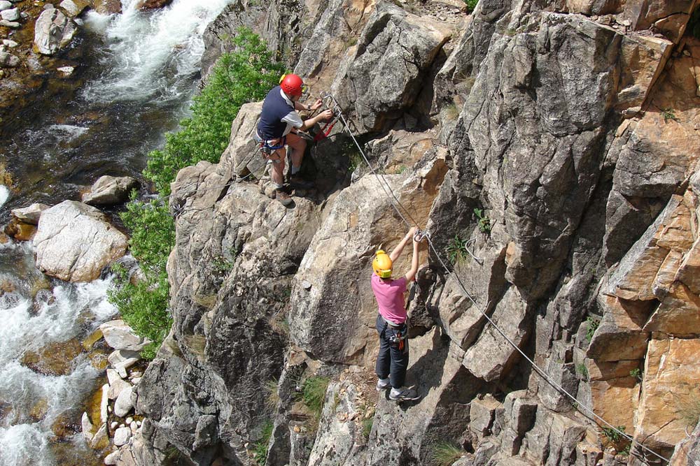 Via Ferrata in the Ardeche Gorge