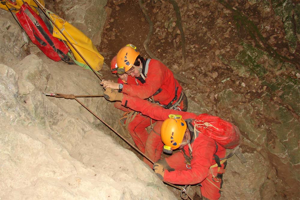 Caving in the Ardèche