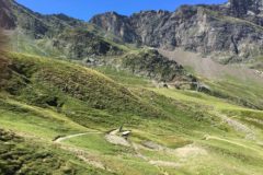 Single track through some epic mountain terrain in Cauterets, Pyrenees