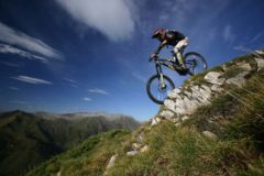 Freeride mountain biking in Serre Chevalier