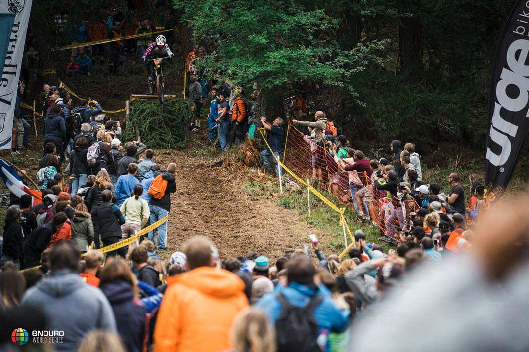 Florian Nicolai at the Enduro World Series in Valberg, France