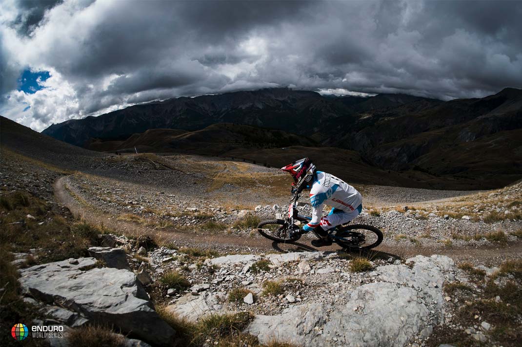 Nico Vouilloz at the Enduro World Series in Valberg, France