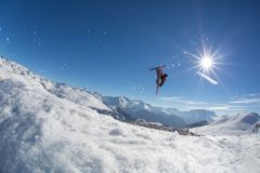 Freestyle Skiing in Alpe d'Huez