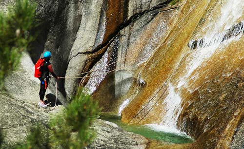 Canyoning in the Tarentaise Valley with Arc Aventures